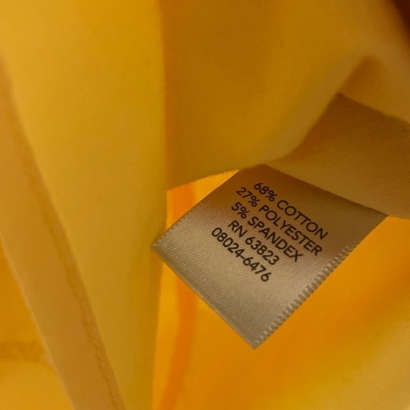 Christopher & Banks Yellow Button Blouse Size Medium - Picture 13 of 14